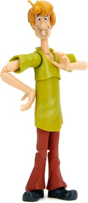 Picture of Jada Scooby-Doo! Wave 1 Shaggy Action Figure – 1:12 Deluxe Scale Toys – 6" Tall, Fully Articulated, Collector Packaging