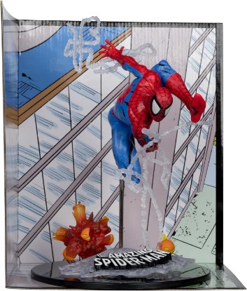Picture of McFarlane Toys - Marvel Spider-Man 1:10th Scale Collectible with Scene (The Amazing Spider-Man #302)