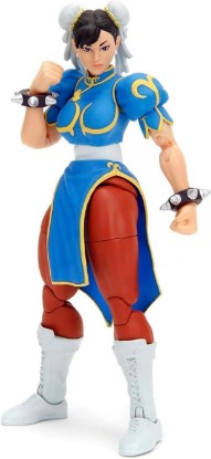 Picture of Jada Street Fighter II 6" Chun Li Figure Action Figure, Toys for Kids and Adults | Articulated design, accessories