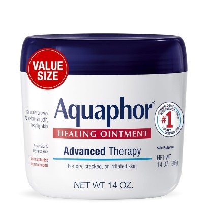 Picture of Aquaphor Advanced Therapy Healing Ointment Skin Protectant, 14 OZ | Clinically Proven Skin Protectant Moisturizer for Cracked, Irritated or Dry Skin Relief, Dye and Fragrance Free