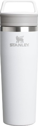 Picture of STANLEY Cafe To Go Travel Mug 20 oz | Leakproof Two-Part Drink Through Lid | Tumbler Cup for Coffee, Tea and Drinks | Insulated Stainless Steel Coffee Mug | BPA-Free | Frost
