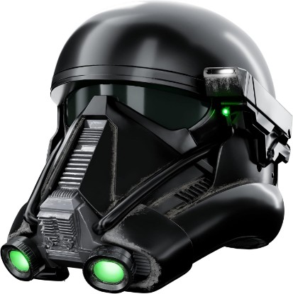 Picture of STAR WARS The Black Series Imperial Death Trooper Premium Electronic Helmet, Rogue One: A Story Roleplay Item for Ages 14 and Up | Star Wars The Black Series Life Size Prop Replica Rogue One - Imperial Death Trooper Premium Electronic Helmet