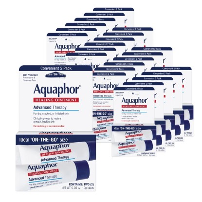 Picture of Aquaphor Advanced Therapy Healing Ointment, Bulk Pack, 48 X 0.35 OZ | Clinically Proven Skin Protectant Moisturizer for Cracked, Irritated or Dry Skin Relief, Dye and Fragrance Free
