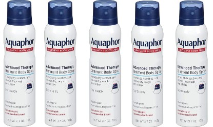 Picture of Aquaphor Ointment Body Spray - Moisturizes and Heals Dry, Rough Skin - 3.7 oz. Spray Can, 5 Pack