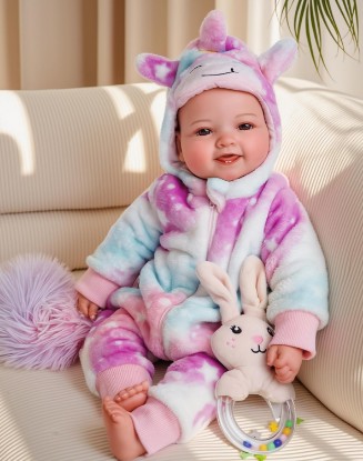 Picture of BABESIDE Baby Dolls, 17inch Large Realistic Cute Soft Body Baby Doll | Real Life Baby Dolls with Accessories for 3+ Year Old Girls Gifts, Pretend Play, Collection Global Recycled Standard