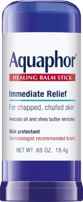 Picture of Aquaphor Healing Balm Stick, Skin Protectant, 0.65 OZ | Body Balm Protectant with Avocado Oil and Shea Butter for Chapped or Chafed Skin, Paraben and Fragrance Free