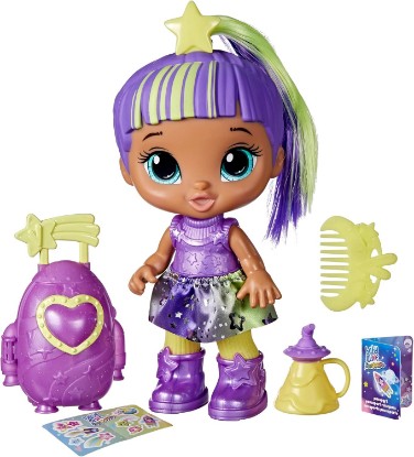 Picture of Baby Alive Star Besties Doll, Lovely Luna, 8-inch Space-Themed Doll for 3 Year Old Girls and Boys and Up, Accessories