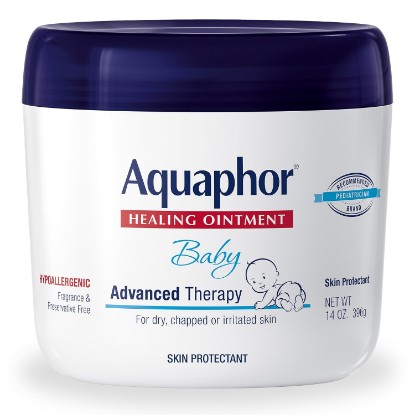 Picture of Aquaphor Baby Healing Ointment for Diaper Rash and More, 14 OZ | Baby Skin Protectant with Petrolatum for Chapped or Dry Skin, Drool Rash and Diaper Rash, Hypoallergenic, Fragrance Free