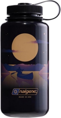 Picture of Nalgene Sustain 32 oz. Wide Mouth Water Bottle - Landscape Moonset | BPA Free Material