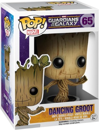 Picture of Funko POP! Marvel: Guardians of the Galaxy - Dancing Groot | Official Superheroes Merch - Collectable Vinyl Figurine for Shelf Display - Birthday Gift Idea for Fans and Collectors