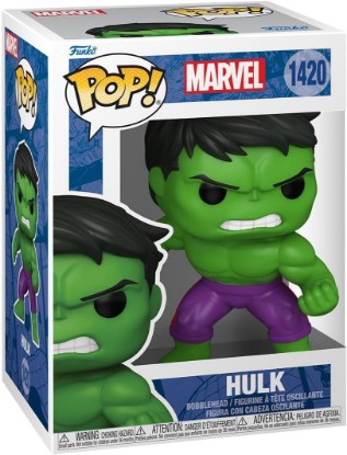 Picture of Funko POP! Marvel: New Classics - Hulk | Official Superheroes Merch - Collectable Vinyl Figurine for Shelf Display - Birthday Gift Idea for Fans and Collectors