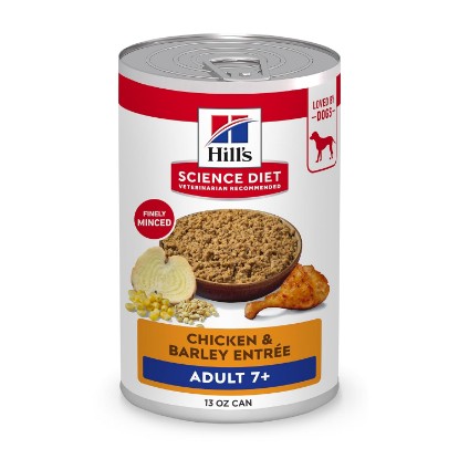 Picture of Hill's Science Diet Adult 7+ Wet Dog Food | #1 Veterinarian Recommended, Chicken & Barley, 13 oz. Cans, 12-Pack