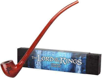 Picture of Pulsar Shire Pipes - GANDALF Cherry Churchwarden Tobacco Pipe - 13" Long - Officially Licensed The Lord of the Rings Collectible