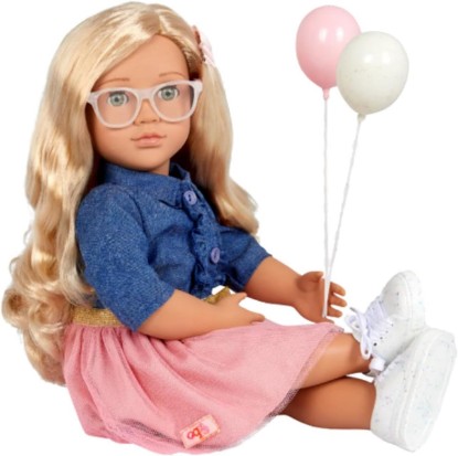 Picture of Our Generation Doll OG Deluxe - Emily Let's Have a Party! - Posable 18" Party Planner Doll