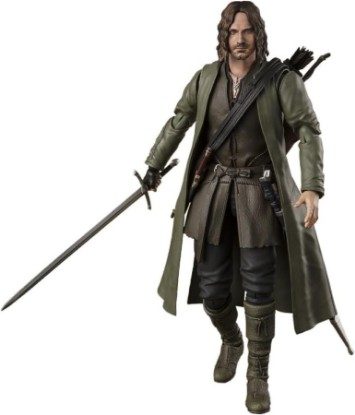 Picture of TAMASHII NATIONS - The Lord of The Rings - Aragorn (The Lord of The Rings: The Fellowship of The Ring) S.H.Figuarts Action Figure | The Lord of The Rings The Fellowship of The Ring 6 Inch Action Figure S.H. Figuarts - Aragorn