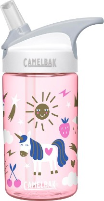Picture of CamelBak Eddy Kids Water Bottle 12oz, Unicorn Partyn | Big Bite Valve Design, Spill Resistant Performance, Durable Everyday Construction, Integrated Carry Handle
