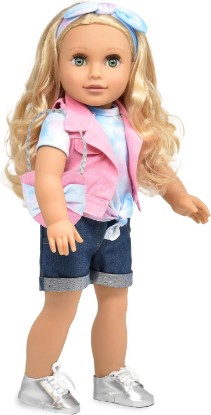 Picture of Gift Boutique 18 Inch Girl Doll, Fashion Doll with Fine Blond Hair for Styling Clothes Shoes and Accessories Princess for Girls and Kids