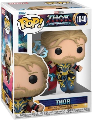 Picture of Funko POP! Marvel: Thor Love and Thunder - Thor | Official Superheroes Merch - Collectable Vinyl Figurine for Shelf Display - Birthday Gift Idea for Fans and Collectors