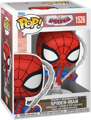 Picture of Funko POP! Friendly Neighborhood Spider-Man - Doctor Strange (Final Suit) | Official Superheroes Merch - Collectable Vinyl Figurine for Shelf Display - Birthday Gift Idea for Fans and Collectors