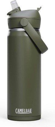 Picture of CamelBak Thrive Flip Straw Stainless Steel Water Bottle 20oz, Moss