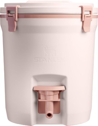 Picture of STANLEY Adventure Fast Flow Water Jug | Leakproof Ice Water Dispenser | Insulated Beverage Cooler | Easy Pour Spigot and Latched Foam Lid | BPA-Free | Leakproof Beverage Dispenser | Ice-Catch Spigot | Double-Wall Insulation | Keeps Cold 13 Hrs | Iced Up to 2 Days | BPA-Free