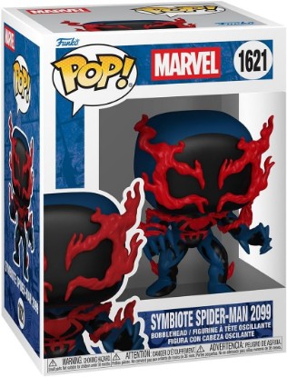 Picture of Funko POP! Marvel: Venom - Symbiote Spider-Man 2099 | Official Merch - Collectable Vinyl Figurine for Shelf Display - Birthday Gift Idea for Fans and Collectors