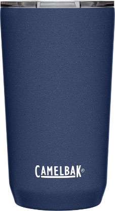 Picture of CamelBak Tumbler Stainless Steel Drinkware 16oz, Navy | Temperature Retention for Hot or Cold Drinks, Tri‑Mode Spill‑Resistant Lid, Durable Stainless Steel Construction, Stable