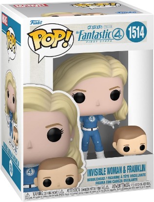 Picture of Funko POP! & Buddy: Marvel Fantastic Four - Invisible Woman | Official Superheroes Merch - Collectable Vinyl Figurine for Shelf Display - Birthday Gift Idea for Fans and Collectors
