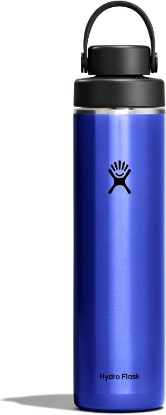 Picture of Hydro Flask Lightweight Wide Flex Chug Cap - Insulated Stainless Steel Water Bottle 24 Oz Sapphire Blue