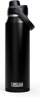 Picture of CamelBak Thrive Chug Stainless Steel Water Bottle 32oz, Black | Secure Leak Resistant Lid, Long Lasting Temperature Control, Dry and Comfortable Carry, Durable and Easy to Transport