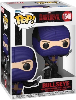 Picture of Funko POP! Marvel: Daredevil Born Again - Bullseye | Official Superheroes Merch - Collectable Vinyl Figurine for Shelf Display - Birthday Gift Idea for Fans and Collectors