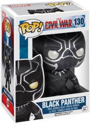 Picture of Funko POP Marvel: Captain America 3: Civil War Action Figure - Black Panther