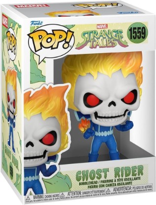 Picture of Funko POP! Marvel: Strange Tales - Ghost Rider | Official Superheroes Merch - Collectable Vinyl Figurine for Shelf Display - Birthday Gift Idea for Fans and Collectors