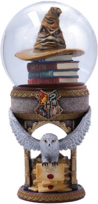 Picture of Nemesis Now Harry Potter Hogwarts Snow Globe, Officially Licensed Collectible Merchandise, Hand-Painted Resin, Features Hedwig and The Sorting Hat