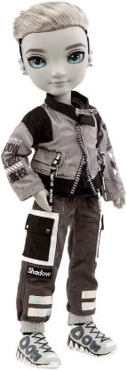 Picture of Rainbow High Shadow Series 1 Ash Silverstone- Greyscale Boy Fashion Doll. 2 Silver Designer Outfits to Mix & Match with Accessories, Great Gift, Multicolor, 583578EUC