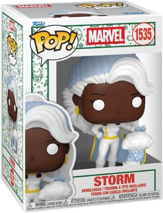 Picture of Funko Pop! Marvel: Holiday - Storm - X-Men - Collectable Vinyl Figure - Gift Idea - Official Merchandise - Toys for Kids & Adults - Comic Books Fans - Model Figure for Collectors and Display