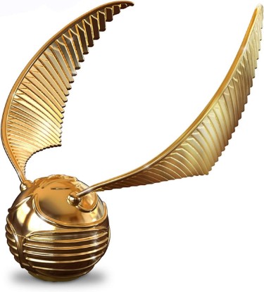 Picture of The Bradford Exchange Harry Potter Golden Snitch Music Box with Marvolo Gaunt's Ring, Plays Hedwig's Theme