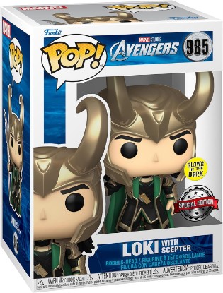 Picture of Funko Loki with Scepter (Glow in The Dark) (Special Edition Exclusive)
