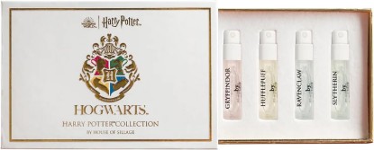 Picture of House of Sillage Harry Potter™ Perfume Discovery Set — Four-Piece Parfum Coffret, Gryffindor™ Slytherin™ Ravenclaw™ Hufflepuff™