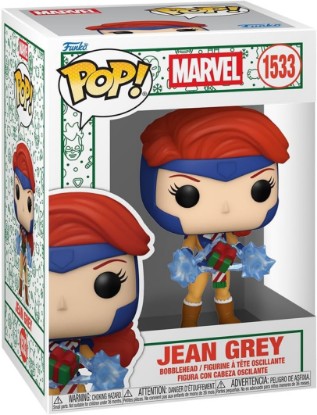 Picture of Funko POP! Marvel: X-Men HoliDivas - Jean Grey | Official Superheroes Merch - Collectable Vinyl Figurine for Shelf Display - Birthday Gift Idea for Fans and Collectors