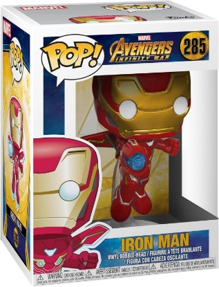 Picture of Funko POP! Marvel: Avengers Infinity War - Iron Man | Official Superheroes Merch - Collectable Vinyl Figurine for Shelf Display - Birthday Gift Idea for Fans and Collectors