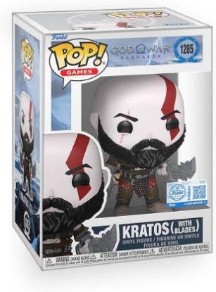 Picture of Epic Collectibles Pop God of War - Kratos with Blades Vinyl Figure | Bundled with Box Protector Compatible for Funko