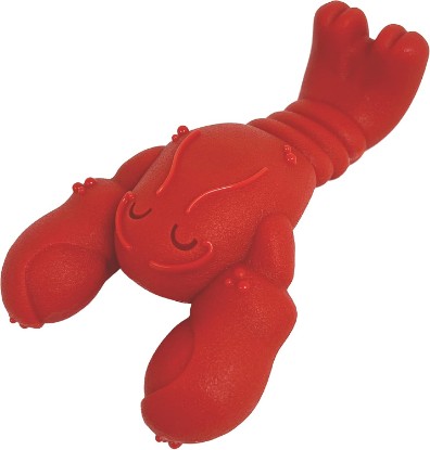Picture of Nylabone Lobster Power Chew Toy for Dogs, Dog Toys for Aggressive Chewers | Lobster dog toy for small dogs up to 25 lbs, designed for power chewers, filet mignon flavor