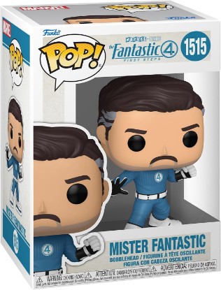 Picture of Funko POP! Marvel: Fantastic Four - Mr. Fantastic | Official Superheroes Merch - Collectable Vinyl Figurine for Shelf Display - Birthday Gift Idea for Fans and Collectors