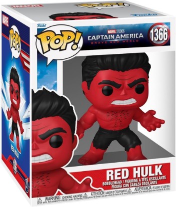 Picture of Funko POP! Super: Captain America: Brave New World - Red Hulk | Official Superheroes Merch - Collectable Vinyl Figurine for Shelf Display - Birthday Gift Idea for Fans and Collectors
