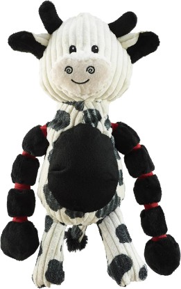 Picture of Outward Hound by Charming Pet Thunda Tugga Cow Plush & Squeaky Dog Tug Toy