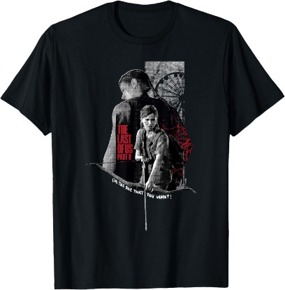 Picture of The Last of Us Part II Abby Ellie I'm The One that You Want T-Shirt