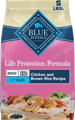 Picture of Blue Buffalo Life Protection Formula Chicken Small Breed Dry Dog Food, 5 lb | Real Chicken #1 Ingredient, Antioxidant-Rich LifeSource Bits, Supports Higher Energy Needs, Formulated for Small Breed Dogs