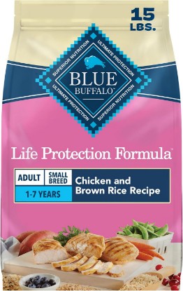 Picture of Blue Buffalo Life Protection Formula Chicken Small Breed Dry Dog Food, 15lb | Real Chicken #1 Ingredient, Antioxidant-Rich LifeSource Bits, Supports Higher Energy Needs, Formulated for Small Breed Dogs
