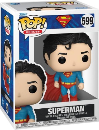 Picture of Funko POP! Heroes: DC Comics - Superman | Official Superheroes Merch - Collectable Vinyl Figurine for Shelf Display - Birthday Gift Idea for Fans and Collectors